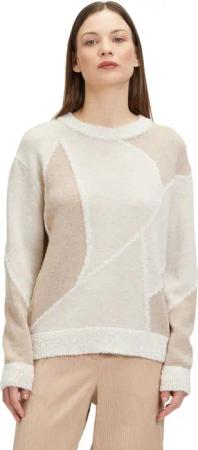 Betty&Co Strickpullover "Betty & Co Strickpullover mit Intarsie", (1 tlg.), Struktur