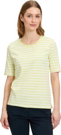 Betty Barclay Kurzarmshirt "Betty Barclay Basic Shirt mit Streifen", (1 tlg.), Material