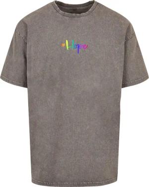Merchcode T-Shirt "Merchcode Herren Hope Rainbow Acid Washed Heavy Oversized Tee", (1 tlg.)