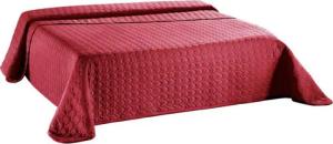 aqua-textil Bettdecke, Kopfkissen + Topper Steppdecke Dreamlike gesteppt leichte Wattierung 180x250cm bordeaux
