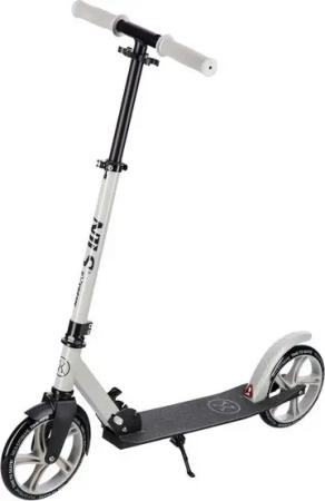 NILS EXTREME Cityroller Tretroller Scooter Roller Grau für Kinder und Erwachsene, belastbar bis 100kg, große Reifen