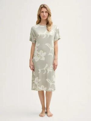TOM TAILOR Pyjama Gemustertes Nachthemd