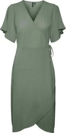 Vero Moda Midikleid Saki (1-tlg) Wickel-Design
