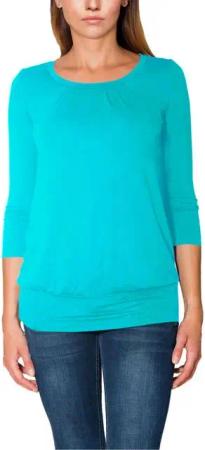 Alkato Longshirt Alkato Damen Viskose Shirt 3/4 Arm Longshirt Top