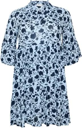 KAFFE Curve Blusenkleid Kleid KCisma Große Größen