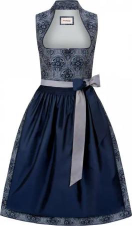 Dirndl Layla (dunkelblau, Gr. 40) von Stockerpoint Bergfeuer Couture für Damen, 100 % Polyester