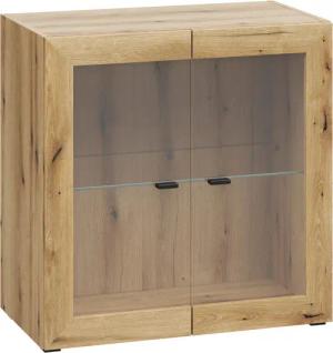 Vitrine System 64 Eiche Evoke Oak Nachbildung B/H/T: ca. 64x64x35 cm