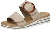 Rieker Pantolette Damen beige
