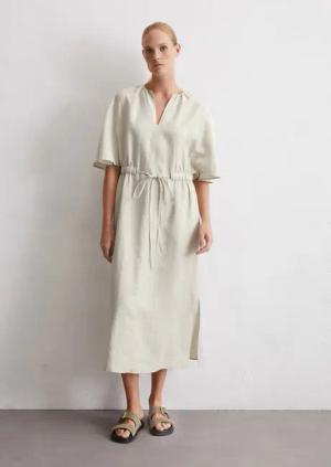 Leinenkleid flared