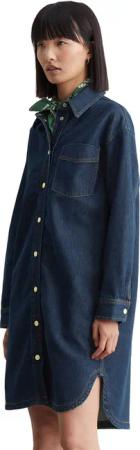 Marc OPolo DENIM Hemdblusenkleid "aus dunkelblauem Rigid Denim"