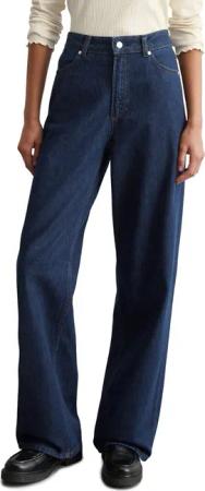Marc OPolo DENIM Weite Jeans "aus dunkelblauem Rigid Denim"