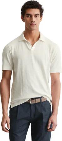 Marc OPolo Poloshirt "aus Bio-Baumwolle und Leinen"