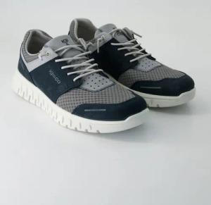 Igi & Co Schuhe - UEO 76173 Veloursleder und Textil (Grau, Gr. 45)
