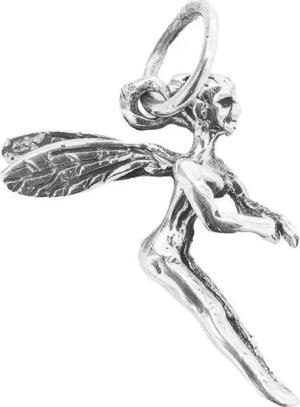 HOPLO Kettenanhänger Elfe/Fee Schmuck Anhänger 925er Silber - Elfen Feen - 22x13mm