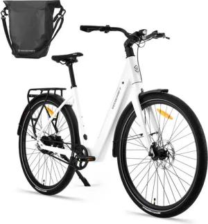 VECOCRAFT E-Bike LUNA-2.0 Elektrofahrrad Riemenantrieb Torque Sensor 100km Daul Speed, Heckmotor, 360 Wh