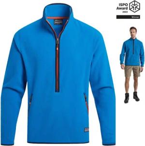 Craghoppers Fleeceshirt Craghoppers - funktioneller CO2 Microfleece Pulli CO2 Renu Zip, blau