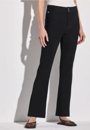 Street One Frauen Bootcut Hose in Schwarz, Gr: 34