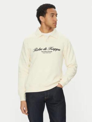 Robe di Kappa Sweatshirt Robe Giovani 631373W Écru Regular Fit