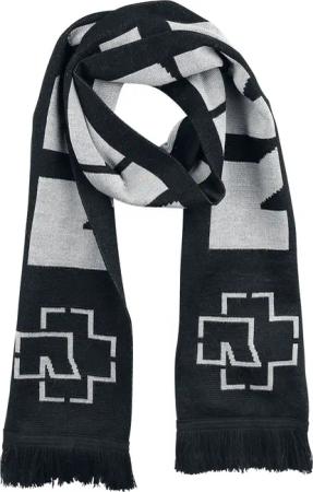 Rammstein Schal - schwarz/grau - Lizenziertes Merchandise!