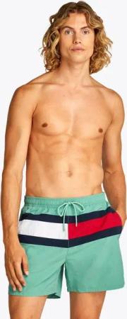 Tommy Hilfiger Swimwear Badeshorts MEDIUM DRAWSTRING mit großem Logo
