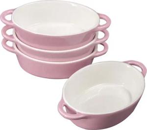 KVOTA Auflaufform 4-er Set oval 300ml MINI je 1 Portion, Keramik, Hochwertige Keramik