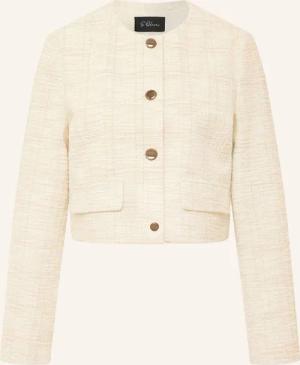 s.Oliver BLACK LABEL Bouclé-Jacke mit Glitzergarn
