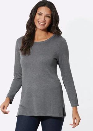 Sieh an! Strickpullover Longpullover