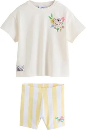 Next Shirt & Shorts Kurzarm-T-Shirt und Shorts im Set, Peppa Pig (2-tlg)