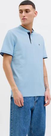 Jack & Jones Poloshirt "JJEPAULOS MAO POLO", mit Logo Stickerei