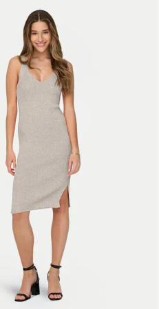 ONLY Sommerkleid Lina 15286410 Beige Slim Fit
