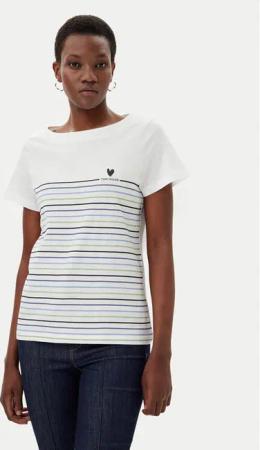 Tom Tailor T-Shirt 1045544 Weiß Regular Fit