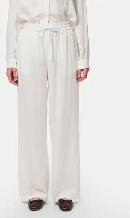 Pieces Stoffhose Pia 17149314 Weiß Wide Leg