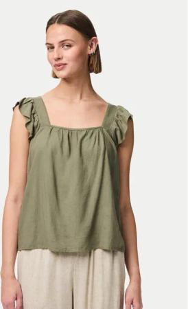 Pieces Top Pia 17154740 Grün Regular Fit