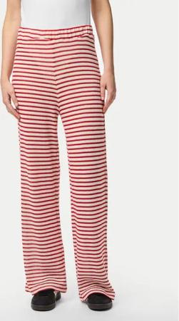 Pieces Stoffhose Manilla 17155071 Rot Wide Leg