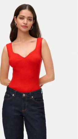 Vero Moda Top Willow 10326450 Rot Slim Fit