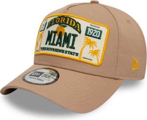 New Era Cap Miami License Plate 9FORTY A-Frame 60595462 Beige