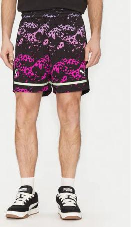 Puma Sportshorts Scoot Purple Lab 631671 Schwarz Regular Fit