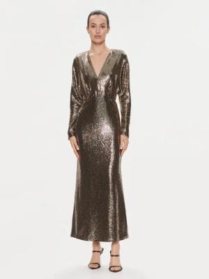 ViCOLO Abendkleid FR0011 Braun Regular Fit