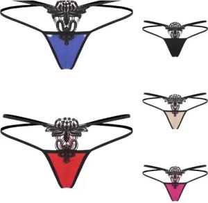 YRIIOMO Slip Elegante und bequeme Damen Tanga mit nahtlosem Design und zarter (Schleifenverzierung – Perfekt für den täglichen Komfort und stilvolle, Outfits)