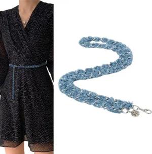 YRIIOMO Kettengürtel Elegante Damen Taillenkette aus synthetischem Metall mit luxuriösen (Details und einzigartigem Design, ideal für stilvolle Outfits in, Frühling, Sommer und Herbst)