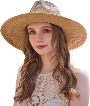 YRIIOMO Sonnenhut Eleganter und stilvoller Strohhut mit modernem Design und flacher Webstruktur – Perfekt für sonnige Tage und vielseitige Outfits