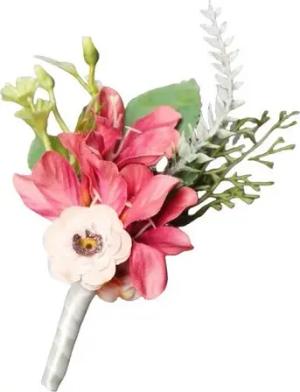 YRIIOMO Ansteckblüte Elegante und vielseitige Hochzeitsansteckblume aus hochwertigen (Materialien, ideal für Braut und Bräutigam Outfits sowie verschiedene, festliche Anlässe)