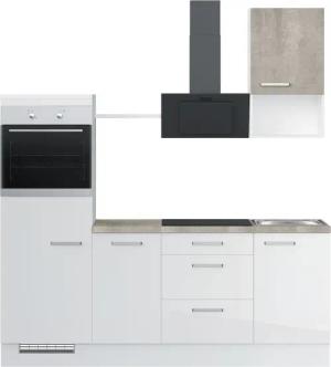IMPULS KÜCHEN Küchenzeile ""Turin", Ausrichtung wählbar, Schubkästen mit Soft-Close,", vormontiert, wahlw. mit E-Geräten, Breite 215 cm