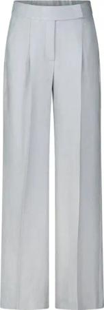Luisa Cerano - Weite Stoffhose mit Leinen - Größe 46 - gray
