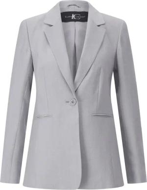 Luisa Cerano - Klassischer Blazer mit Leinen - Größe 36 - gray