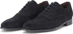 Van Bommel Low-Top Sneaker - Schnürschuh aus Veloursleder - Gr. 42 (EU) - in Blau - für Damen