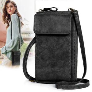 Fassiona Schultertasche Handytasche Damen Cross-Body zum Umhängen mit RFID Blocking (Vielen Fächern Schultertasche Damen), Handy Tasche Damen Umhänge mit Abnehmbarem Gurt