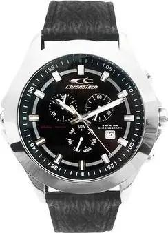 Chronotech Quarzuhr Chronotech Armbanduhr Herren Leder Uhr CT7636M-01 Reversibel 48 Mm Qua