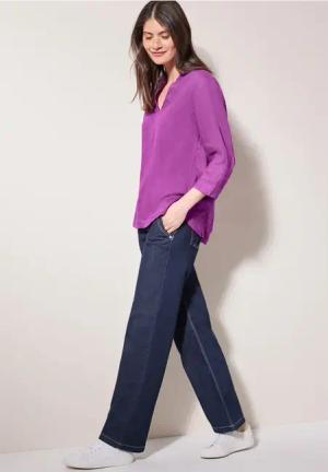 Cecil Damen Leinenbluse in Pink, Gr: M