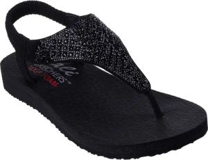 Skechers Sandale "MEDITATION-ROCKSTAR", Sommerschuh, Sandalette, Riemchensandale, mit Glitzersteinen